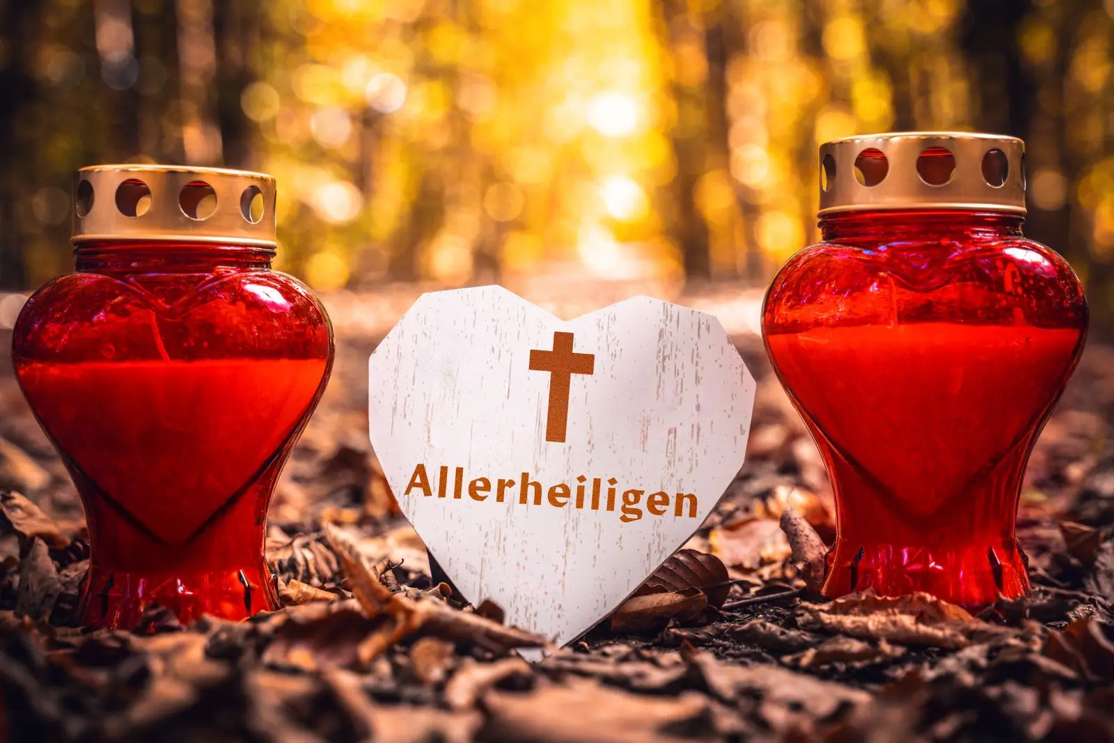 Allerheiligen symbol mit kerze