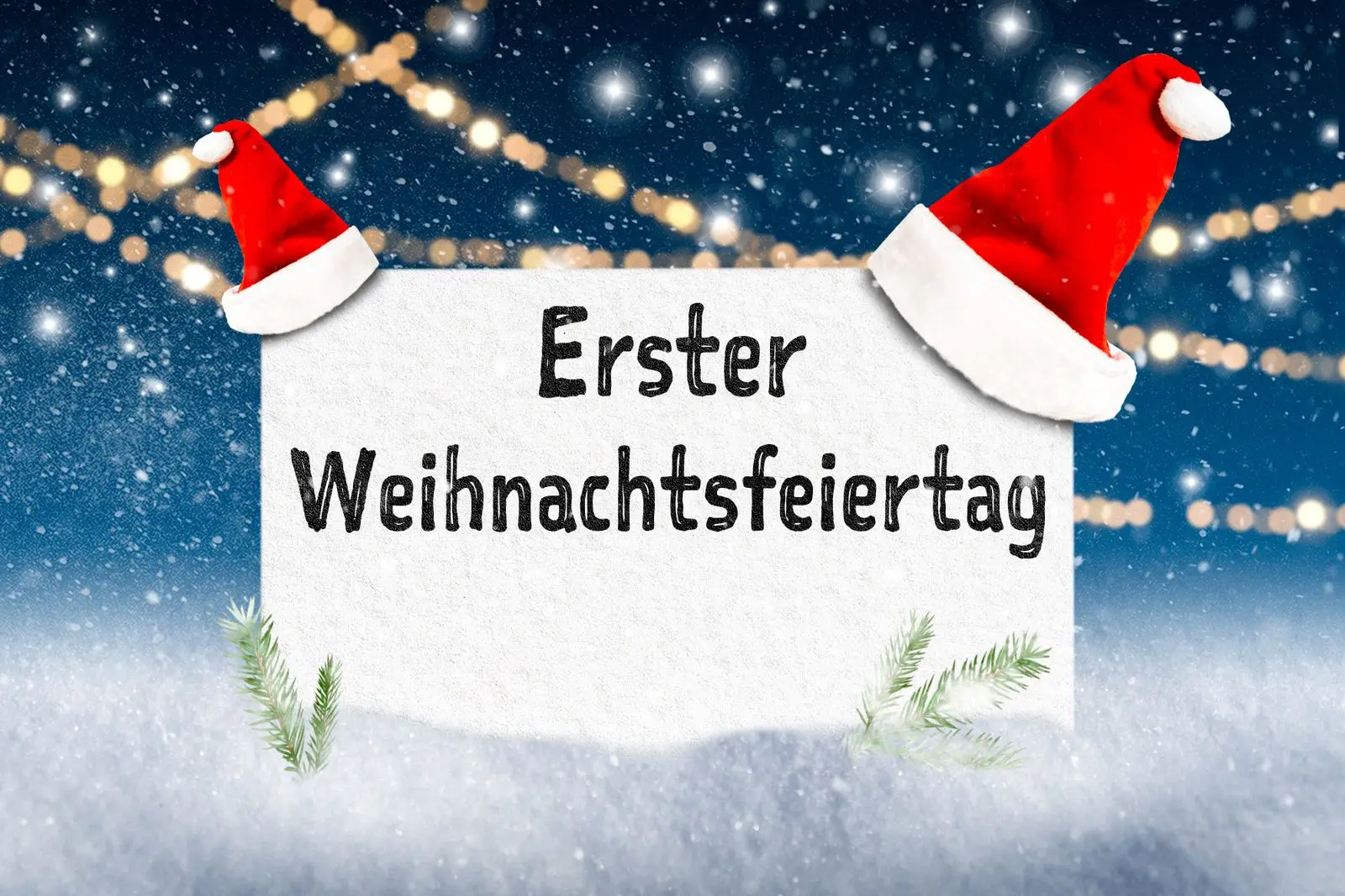 Erster weihnachtstag bilder