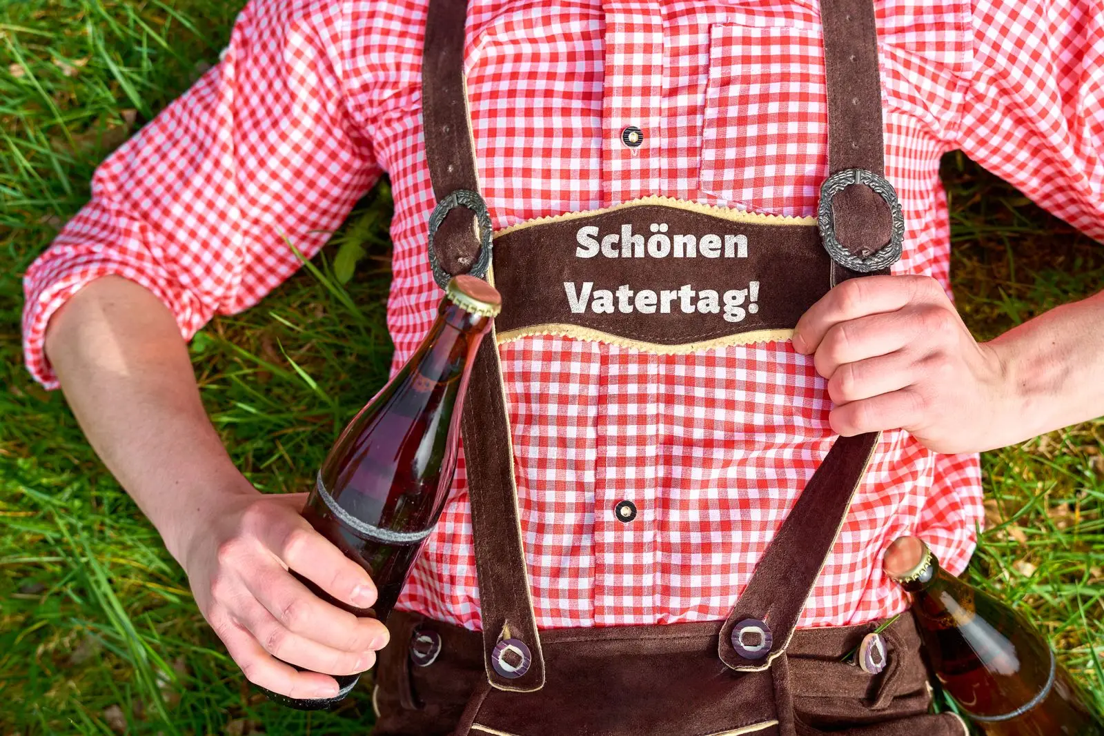 Bild für vatertag - grüße auf tracht