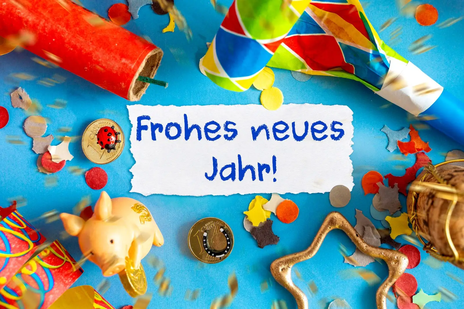 Frohes neues jahr spruch mit bild