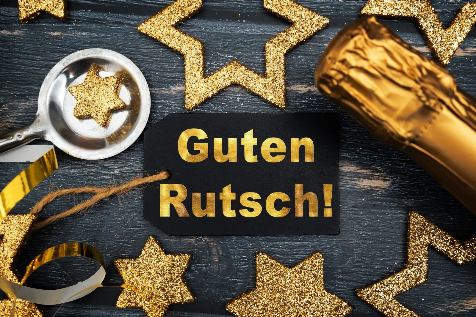 Guten rutsch in das neue jahr bild