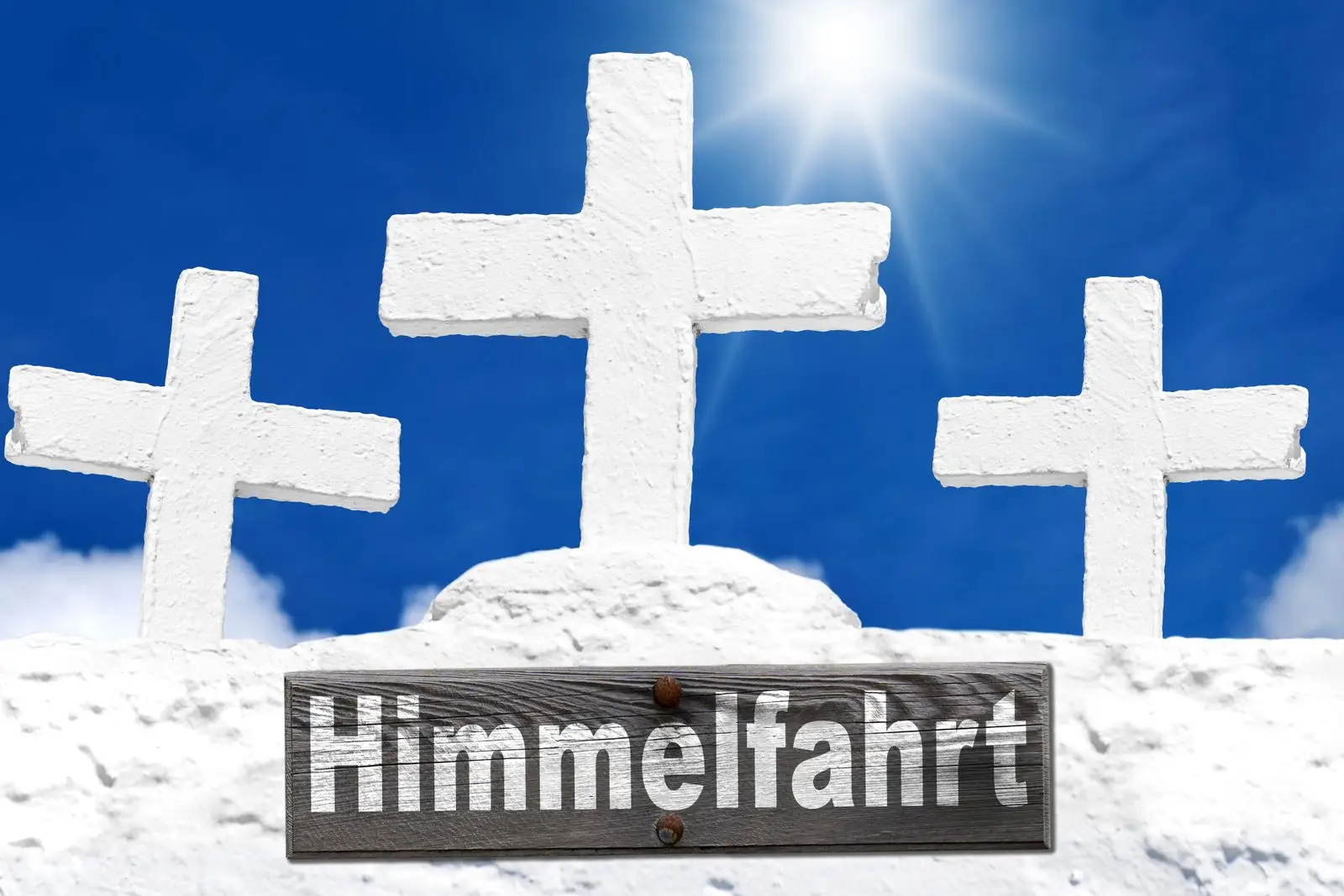 Himmelfahrt symbol kreuz