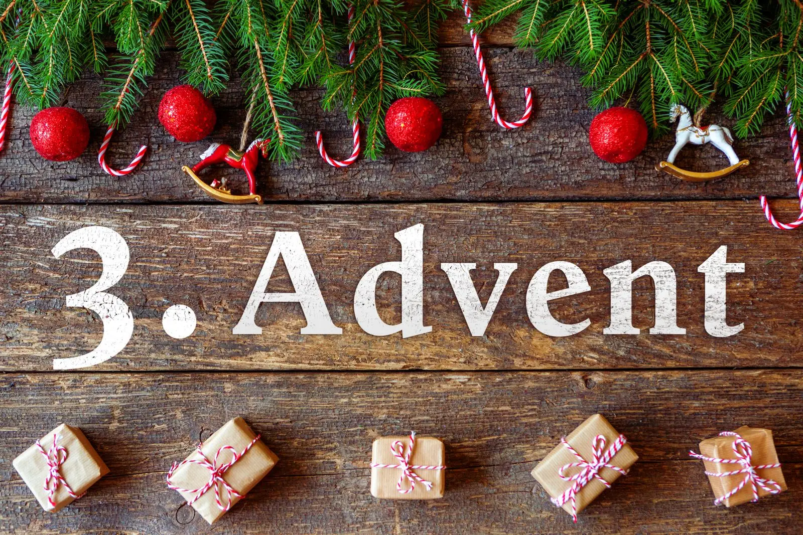 Schönen 3 advent 1 holzschild mit der aufschrift Holzschild mit der aufschrift