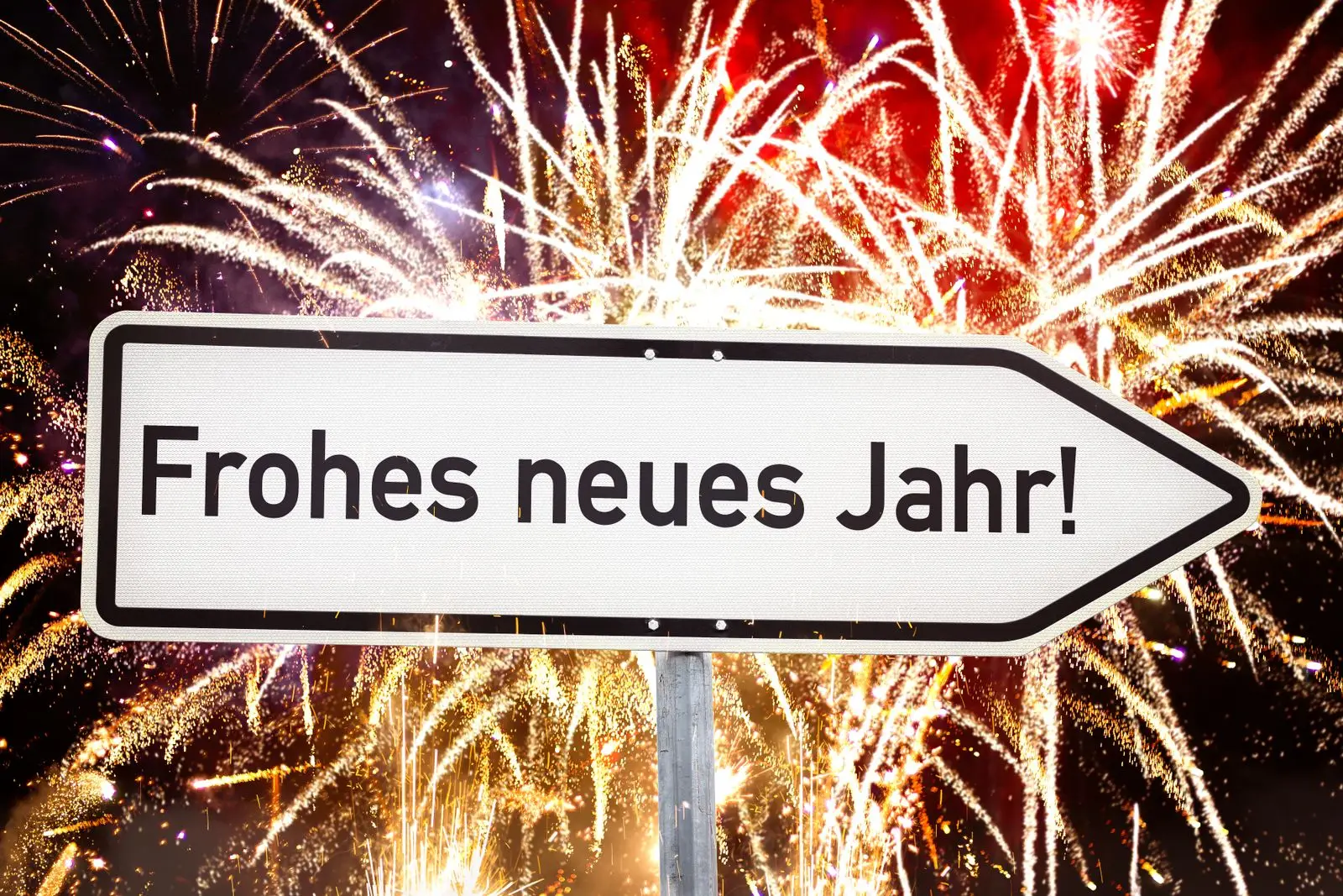 Neujahrsgrüße frohes neues jahr