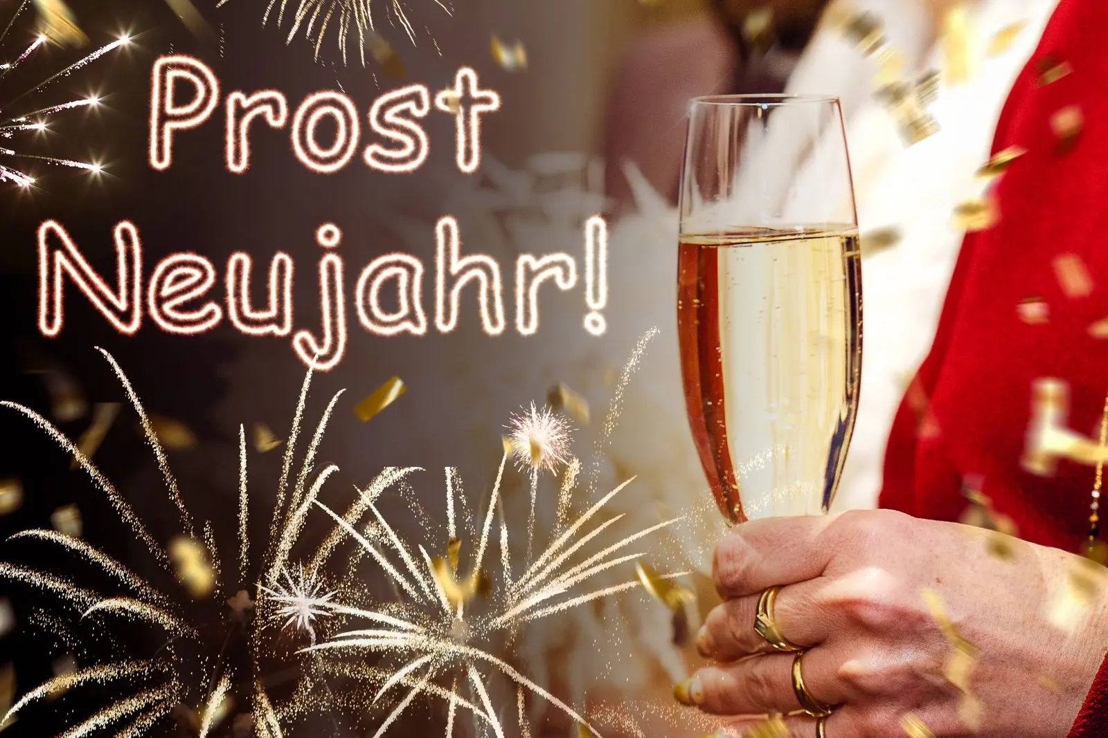 Prost neujahr 1 prost neujahr bild mit sektglas Prost neujahr bild mit sektglas