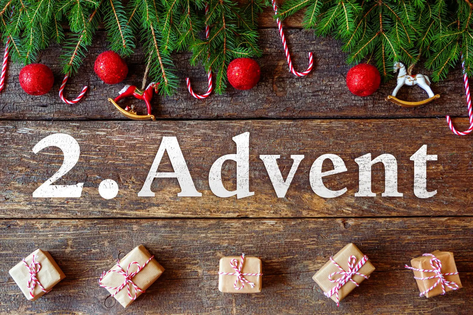 Schonen 2. Advent bild mit adventsgrus