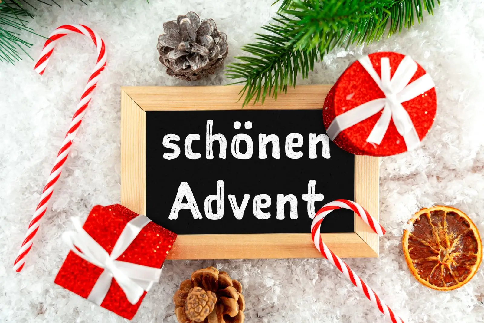 Schönen advent - adventszeit bild