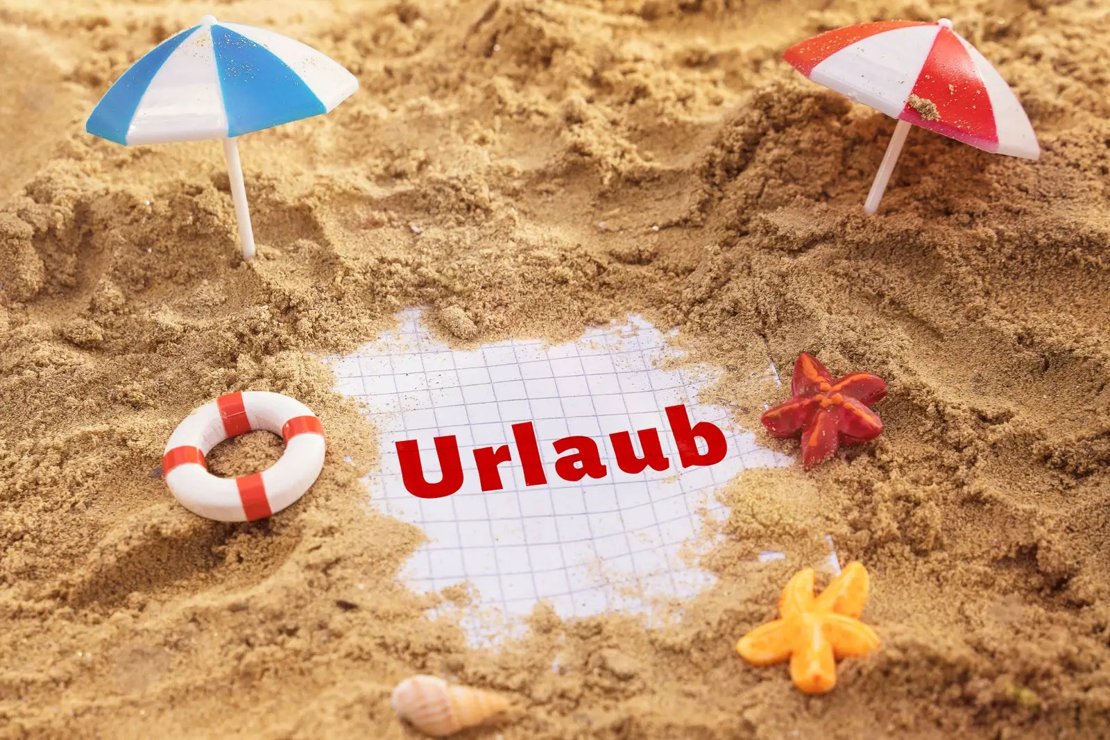 Urlaub strand – urlaub bild für entspannte urlaubsgrüße