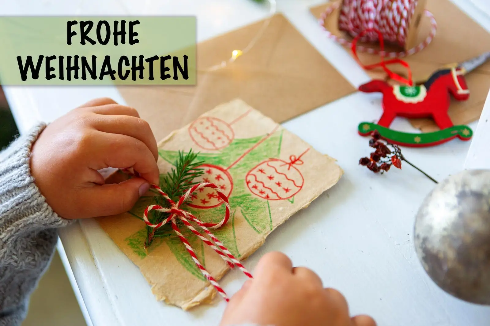 Weihnachtskarte selber machen bilder