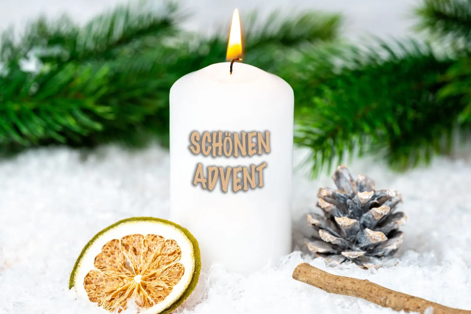 Adventskerze bilder 1 weise adventskerze bild fur advent Weiße adventskerze bild für advent