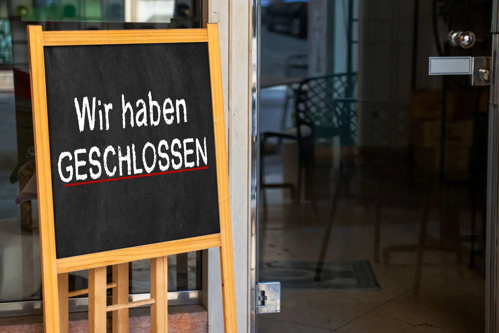 Wir haben geschlossen bilder