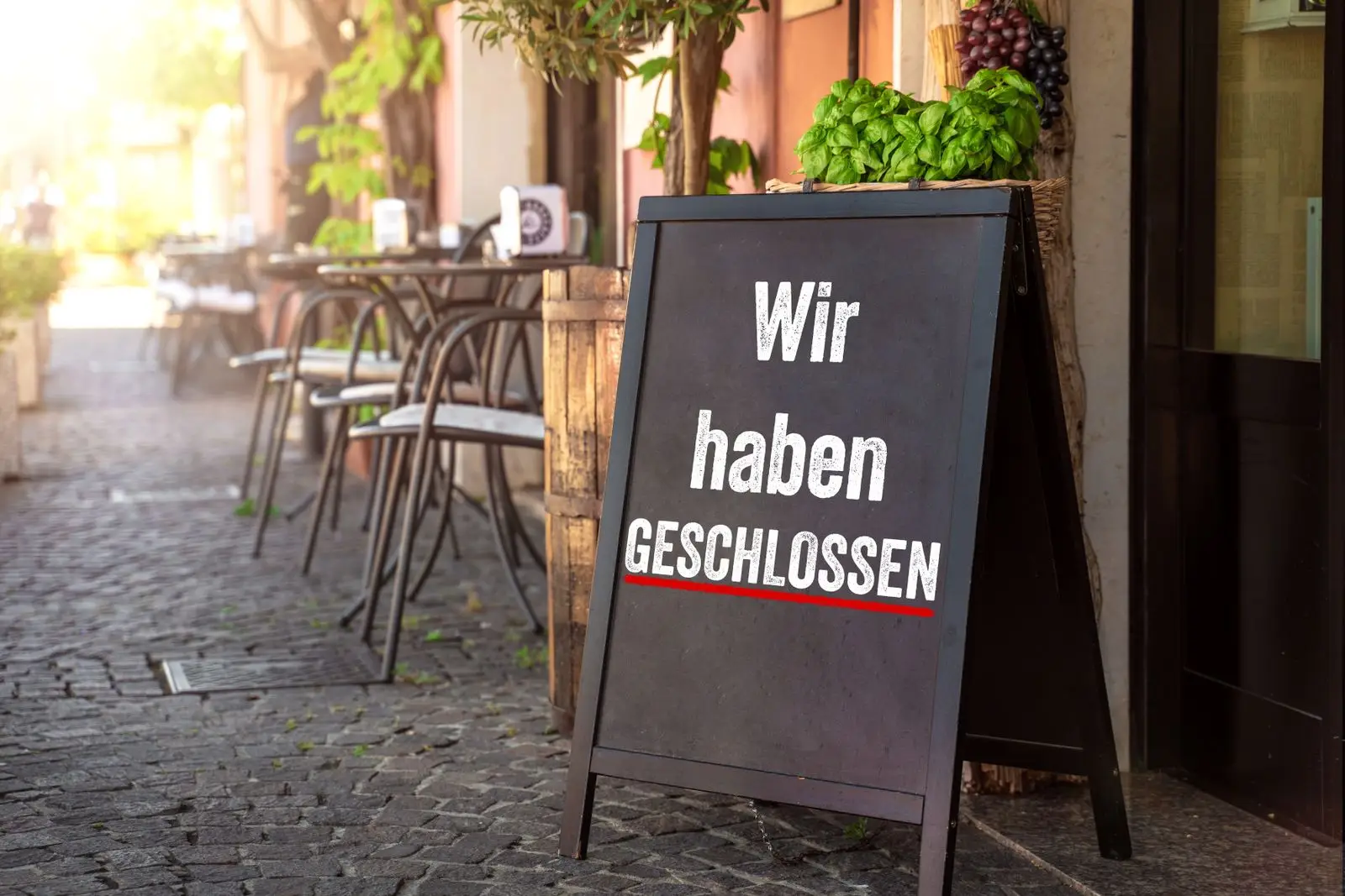 Wir haben geschlossen schild - geschlossen bild