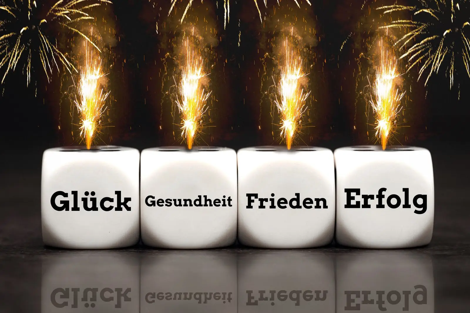 Wünsche zum neuen jahr silvesterbild