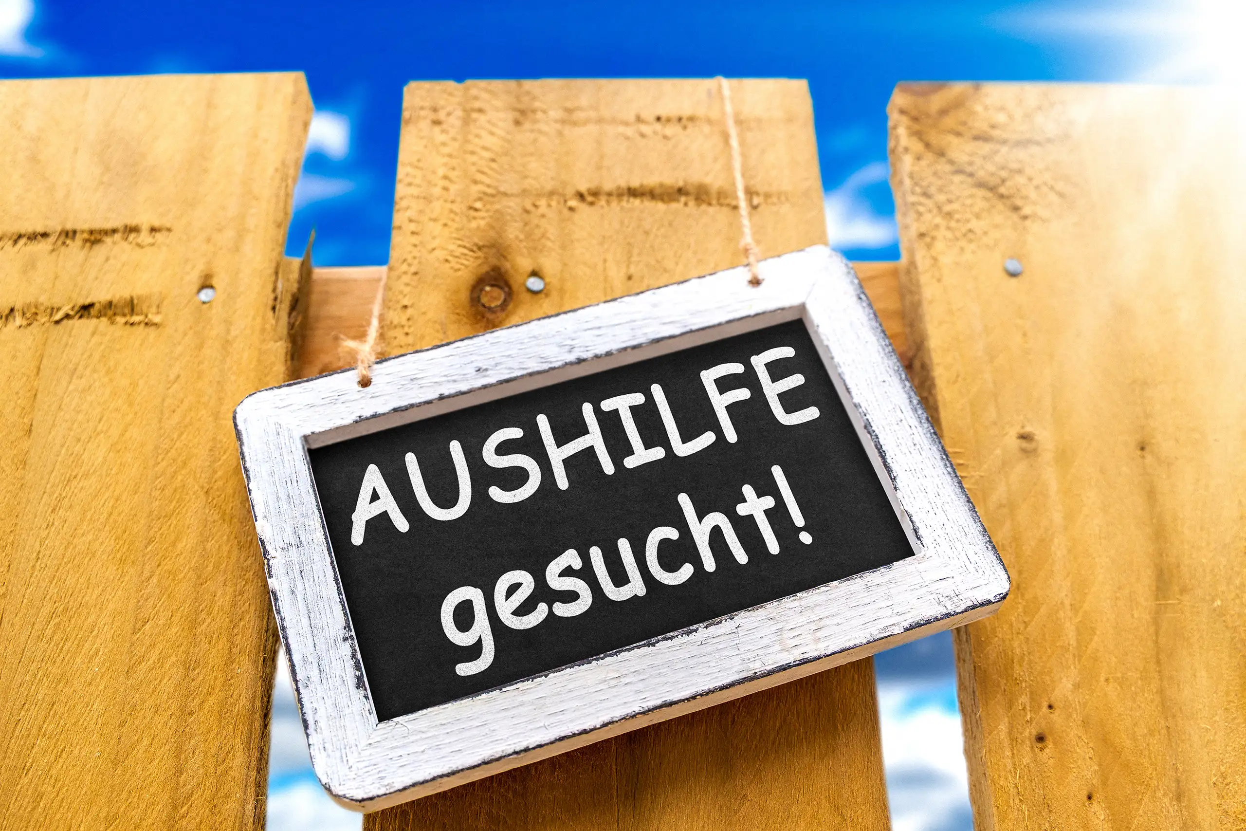 Aushilfe gesucht