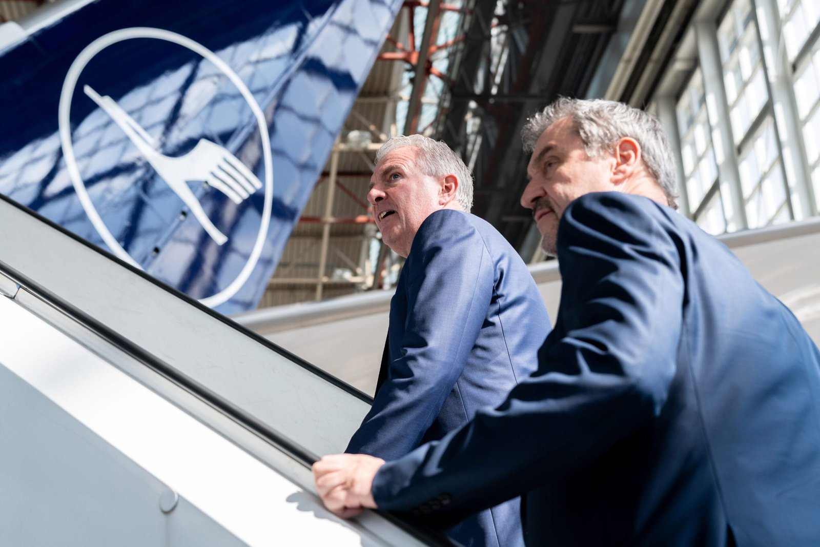 Carsten Spohr und Dr. Markus Söder