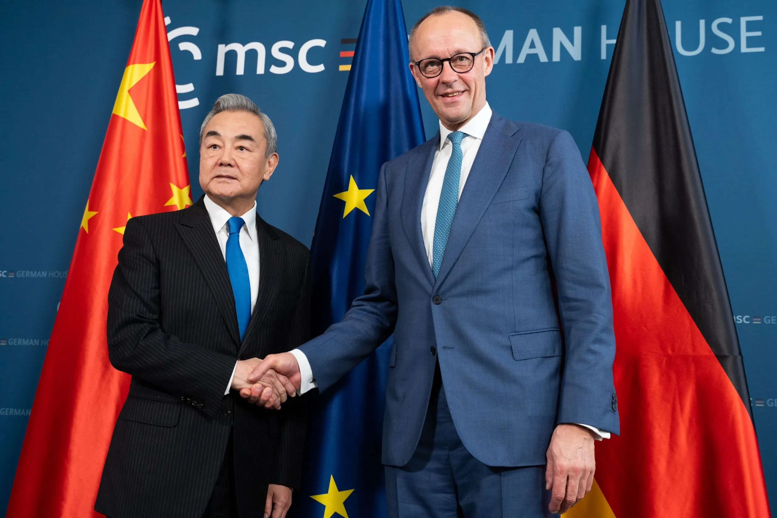 Wang yi & friedrich merz